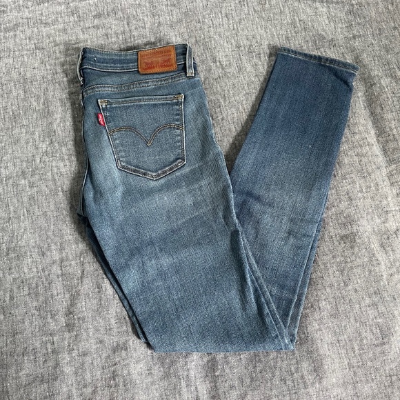 Levi's 711 Skinny Jeans Women's Medium Wash W27 L32 - Picture 3 of 15